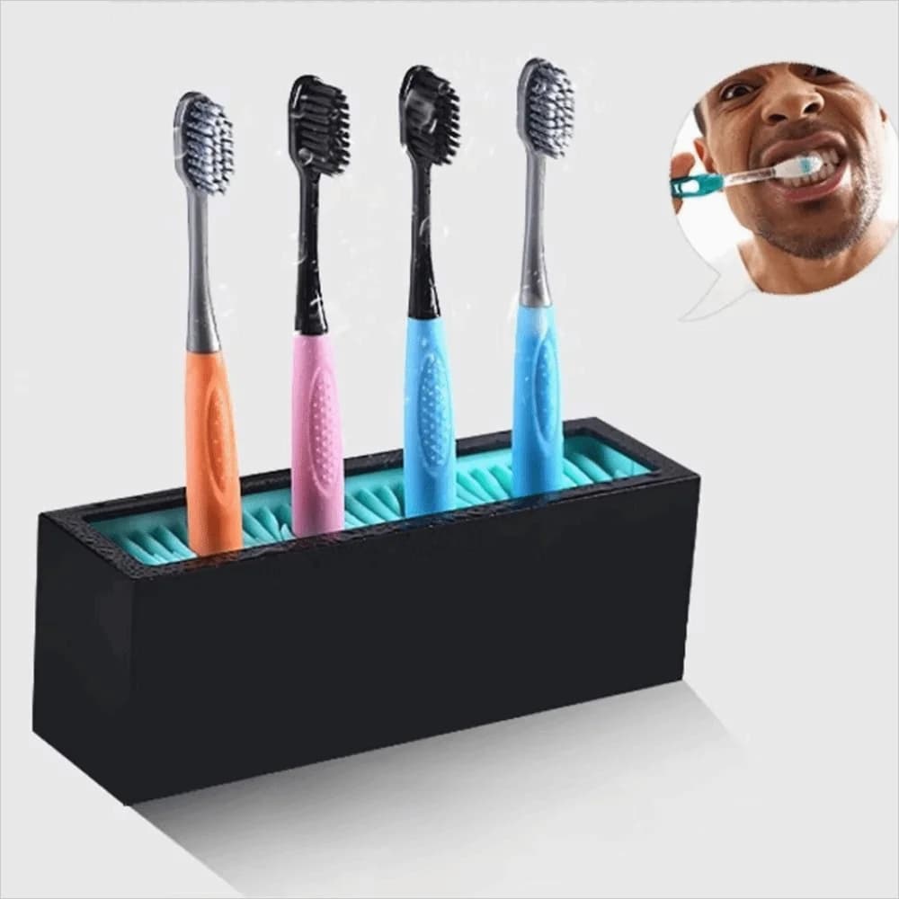 Creative Makeup Brushes Holder Sturdy Non-slip Cosmetic Brush Drying Rack Large Capacity Portable Toothbrush Drying Shelf