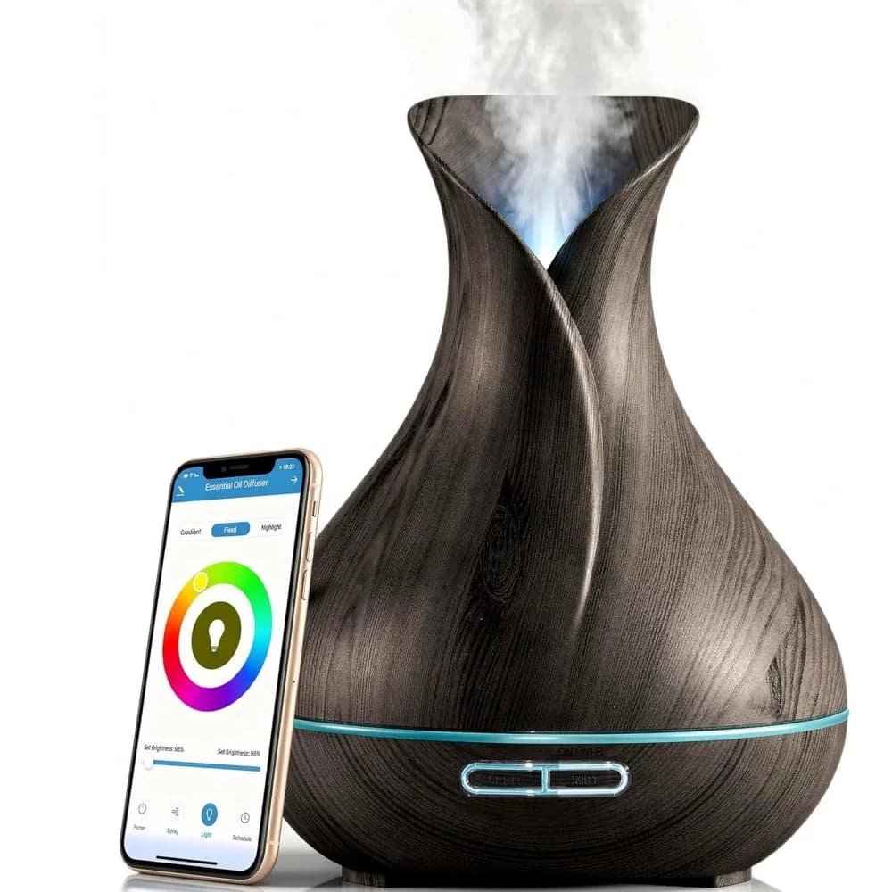 Diffusore di Aromi WiFi Intelligente con Controllo Vocale e App Compatibile con Alexa e Google Home 400ml
