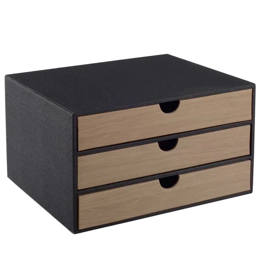 Organizer da Scrivania in Pelle Multicolore, Portadocumenti per Ufficio Esecutivo, Archivio Desktop per Documenti A4 e Contratti, Impilabile