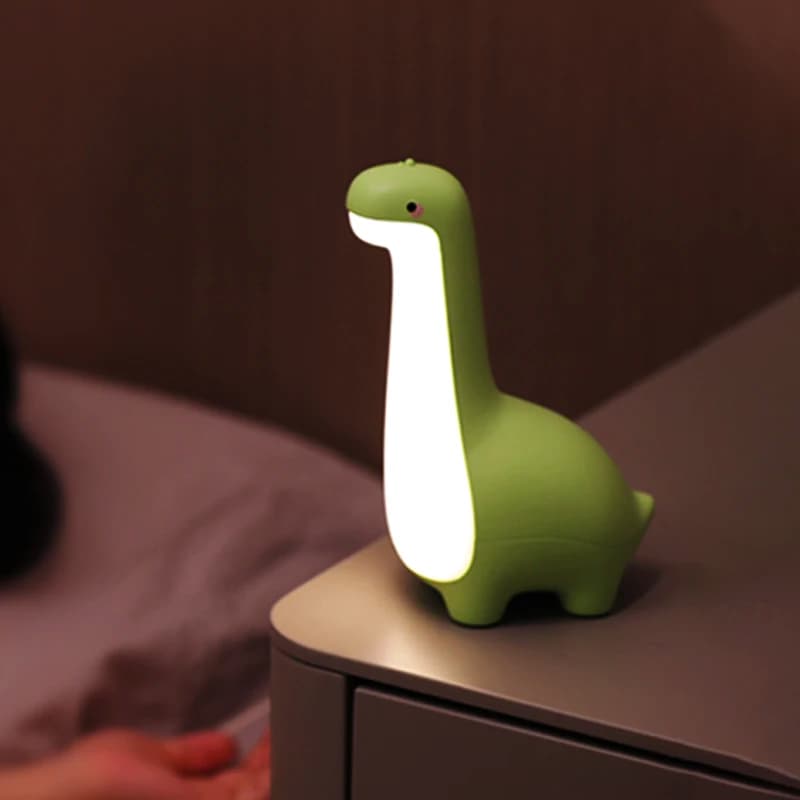 Night light dinosaur shape Night light for cute kids Eye protection Bedside lamp with USB charging Room decoration Kids gift
