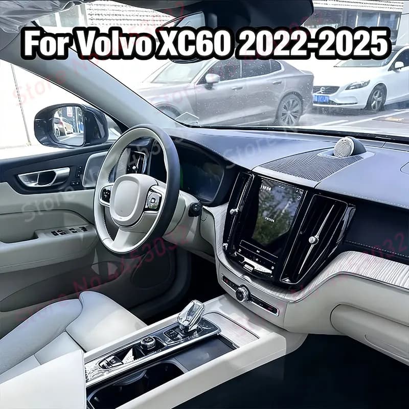 Gravity Car Phone Holder For Volvo XC60 2022-2025 Auto-Clamping Phone Stand Mount With Base Bracket Car Accessories
