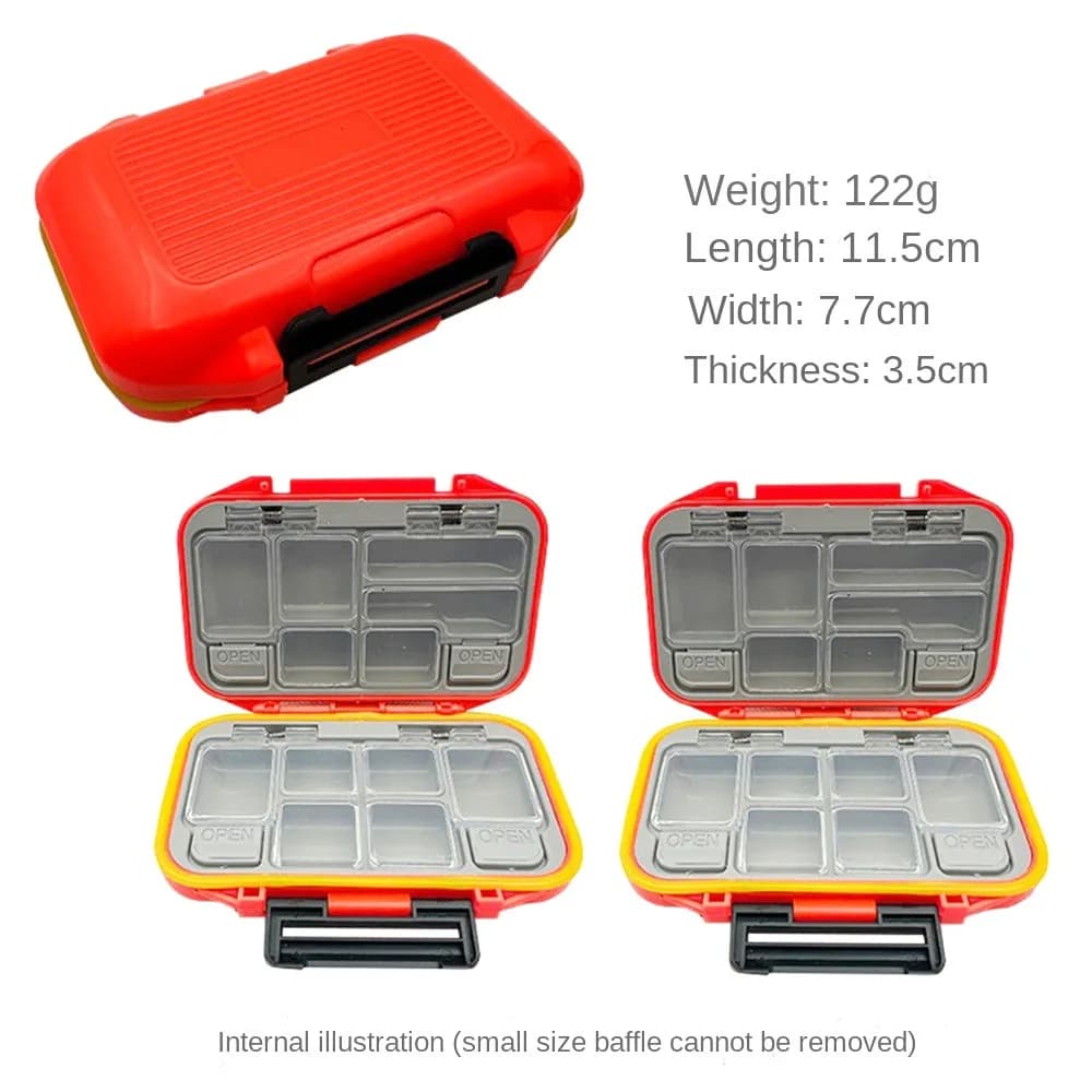 2024 Storage box for baits with space separation hook Multi region Waterproof fishing bait Multifunctional equipment Fishing tool case Fishing