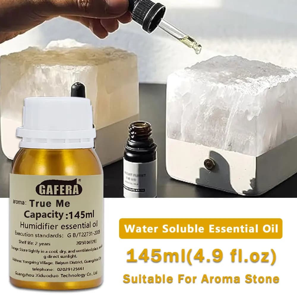GAFERA 145ml (4.9 fl.oz) Oli Essenziali True Me/Shangri-La - Per Pietre Aromatiche, Umidificatori e Diffusori in Legno