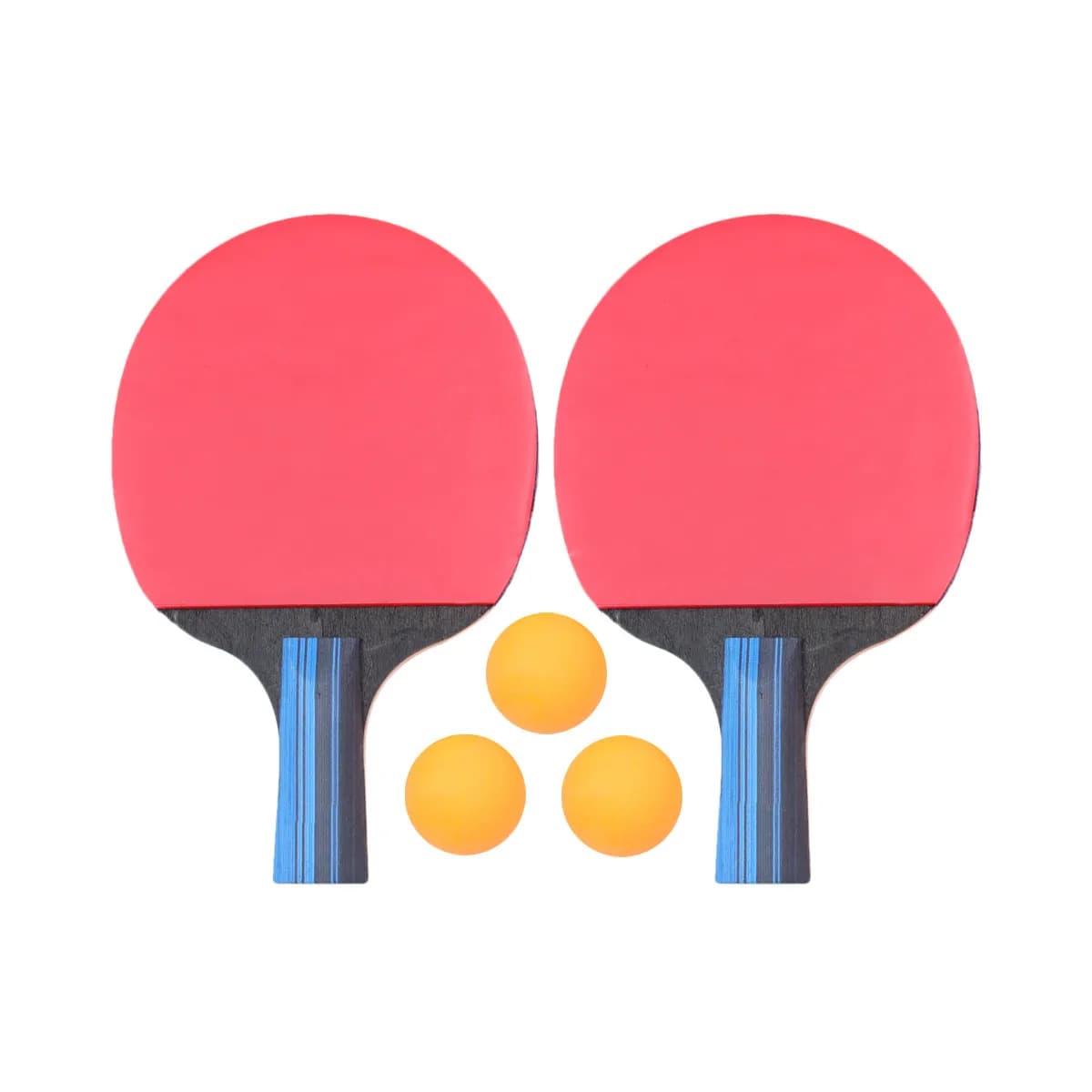 Set di racchette da ping-pong ergonomiche da 2 pezzi, manico corto antiscivolo per una presa confortevole, adatte per uomini e donne, tutti i giocatori di ping-pong