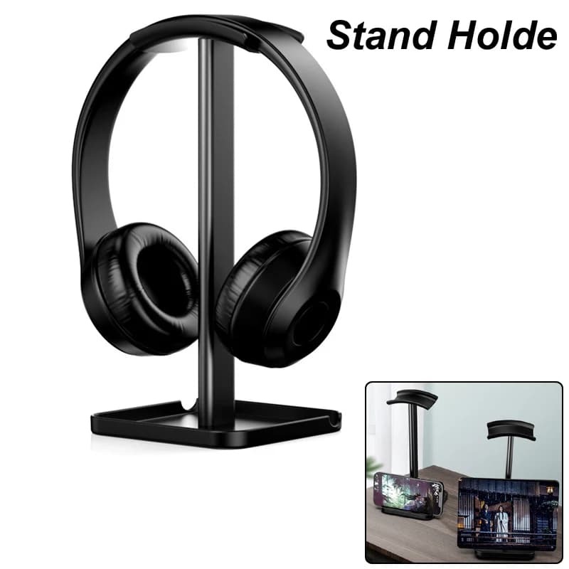 Auricolare Bluetooth Cuffia Supporto per supporto per rack Supporto per gancio flessibile per PC da gioco Telefoni cellulari Desktop