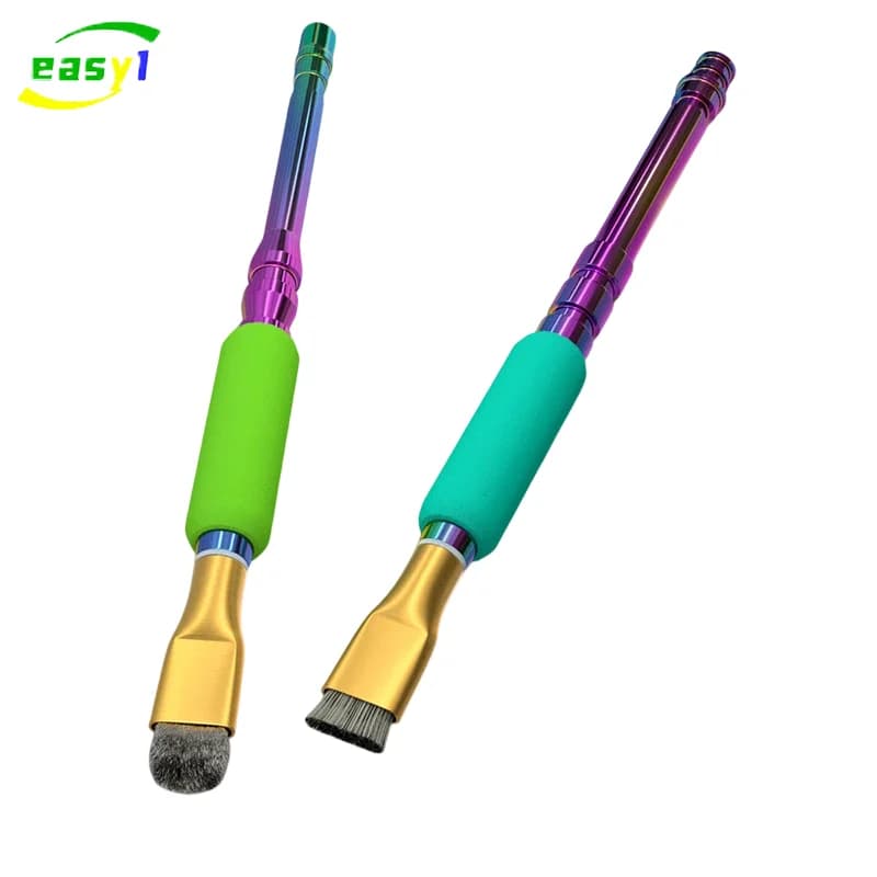 Mijing 2 in 1 spazzola per la pulizia del Pad IC antistatico per la scheda madre Mobile dell'iphone PCB Chip CPU rimozione pulita set di strumenti di riparazione della colla