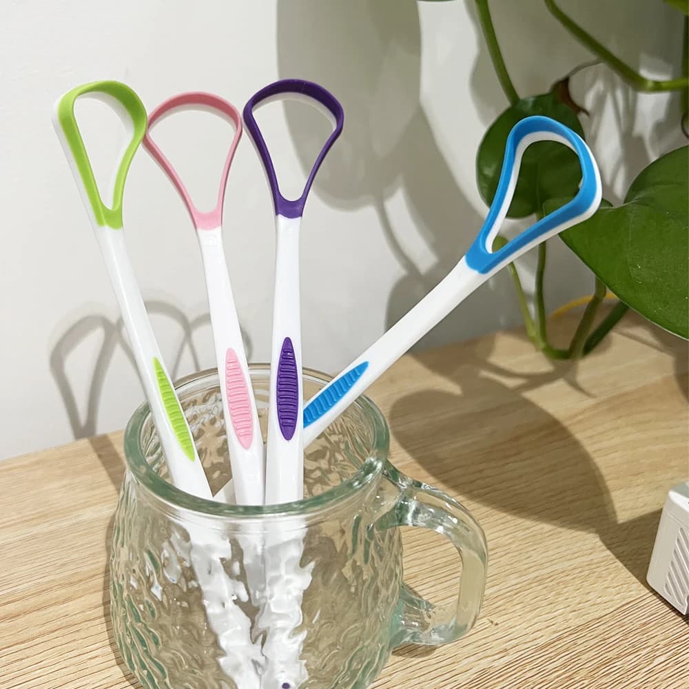 3pcs Tongue Scraper Cleaner Soft Silicone Tongue Coating Brush Portable Tongue Cleaning Tool to Reduce Bad Breath Oral Care Tool