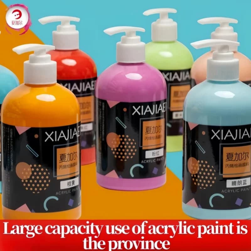 500ml Duckbill Nozzle Acrylic Paint, Large Barrel Wall Painting Coating for Indoor Art, Hand Drawing & DIY Supplies