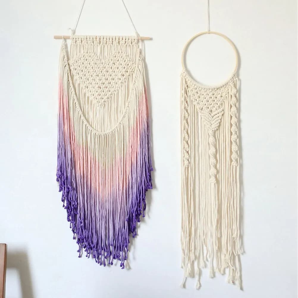 10Pcs Dreamcatcher Rings Bamboo Round 26Cm Diameter DIY Craft Tools for Wall Hanging Home Decor Mandala Accessories