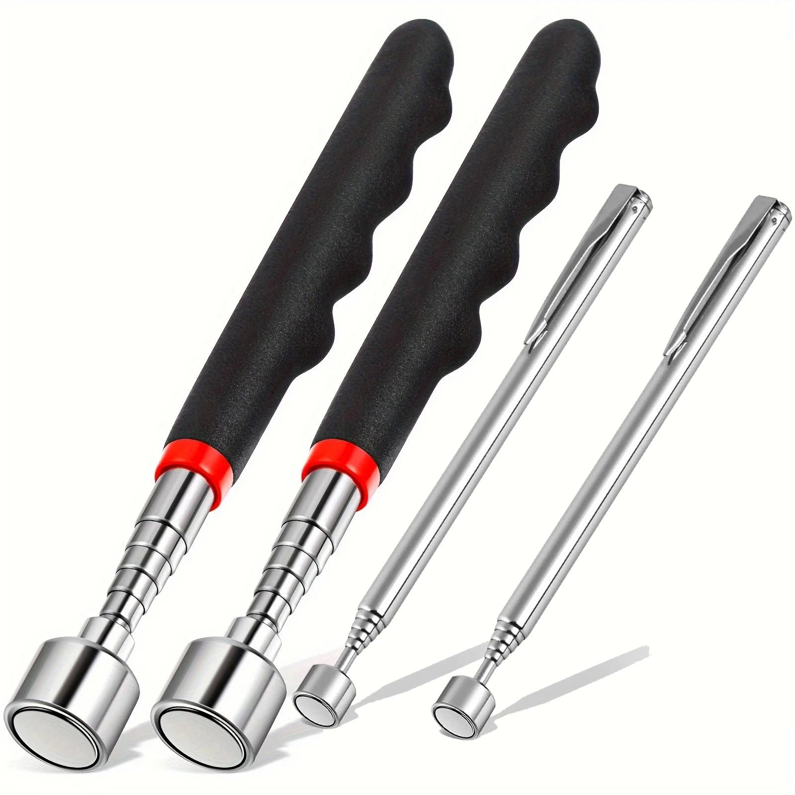 Telescopic magnetic collection tool for difficult areas to reach