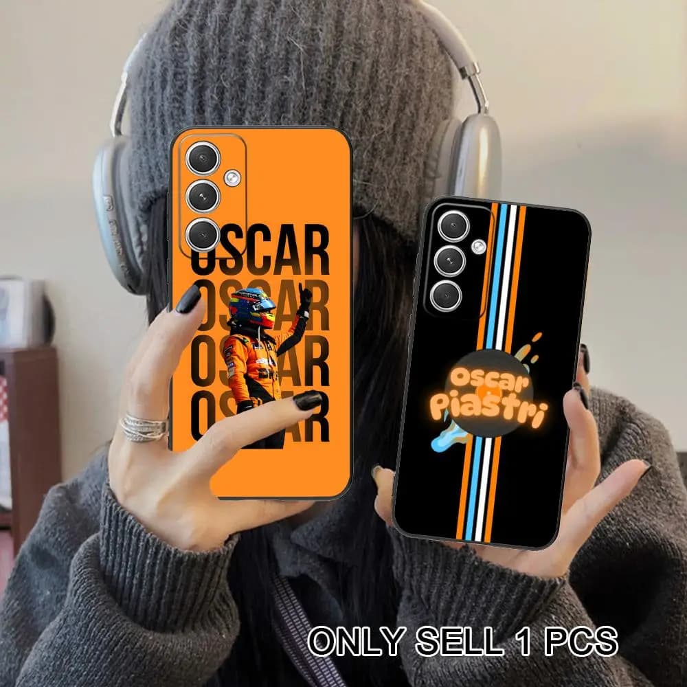 Oscar Piastri Phone Case for Samsung Galaxy S26 S25 S24 S23 S22 S21 S20 Note20 Plus FE Ultra Soft TPU Shockproof Cover