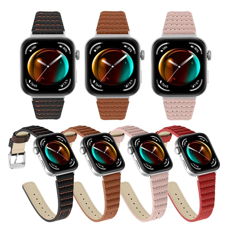 For Huawei Watch Fit 3 4 4 Pro Women's Leather Strap Replacement Smart Watch Bracelet for Huawei Fit4 fit3 4 pro