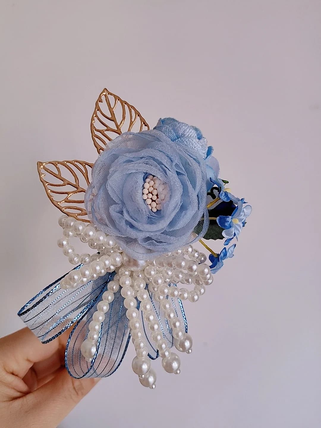 lolita spilla rosa blu spilla con ago lungo fiore strass di cristallo per le donne regalo di gioielli per banchetti di nozze per la fidanzata