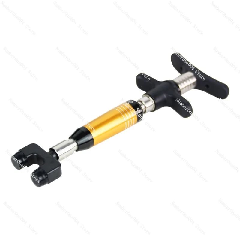 American Chiropractic Hand Gun for Vertebral Column Correction, Massage and Bone Rectification of Agopuntura Points, with Four Golden Heads