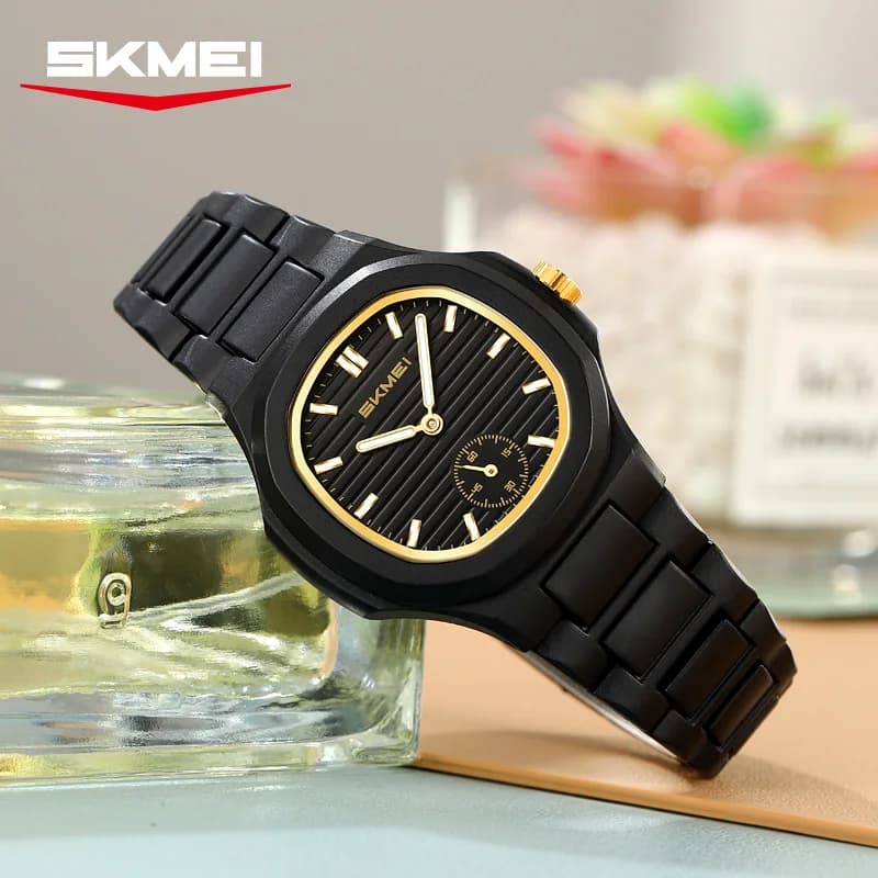 SKMEI 2678 Light Watch Women Business Casual Quartz Watches Sports Famous Plastic Belt Watch Student Luxury Ladies Watches Gift