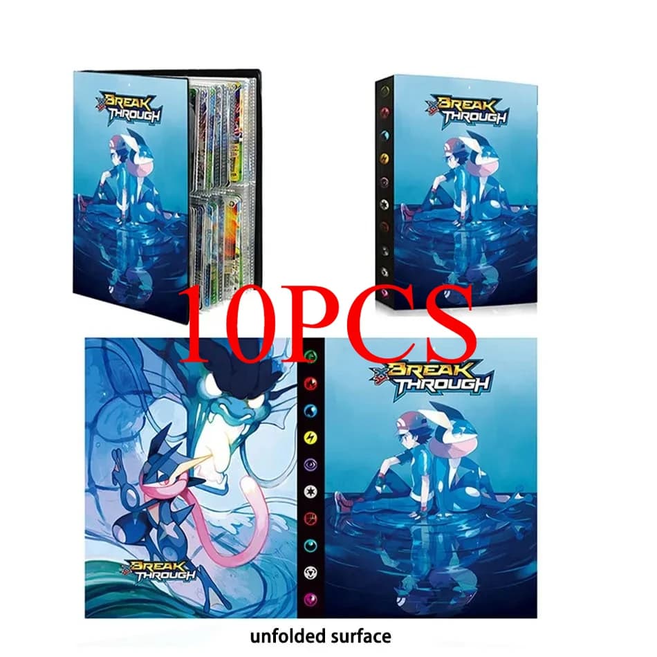 `!#1/10PCS For Pokemon Cards for Album Book 240Pcs Card Album Creativity New Model Binder Holder Collect Card Book Collection