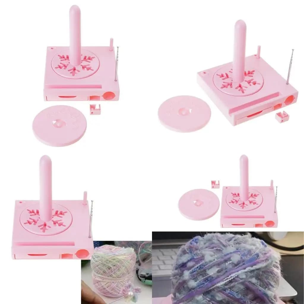 L43A Multipurpose Yarn Dispenser Thread Spool Holder With Phone Stand and Drawer