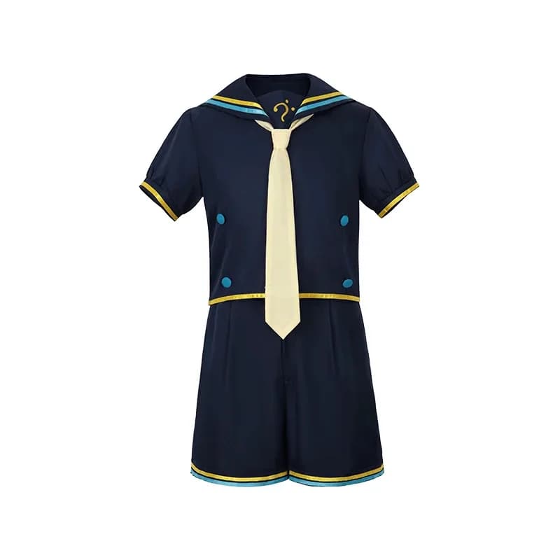 Anime Rin Len Kagamine Blue Sailor Jk Gonne con papillon Uniforme Costume cosplay comico di Halloween per Womana;2,c'4,h.