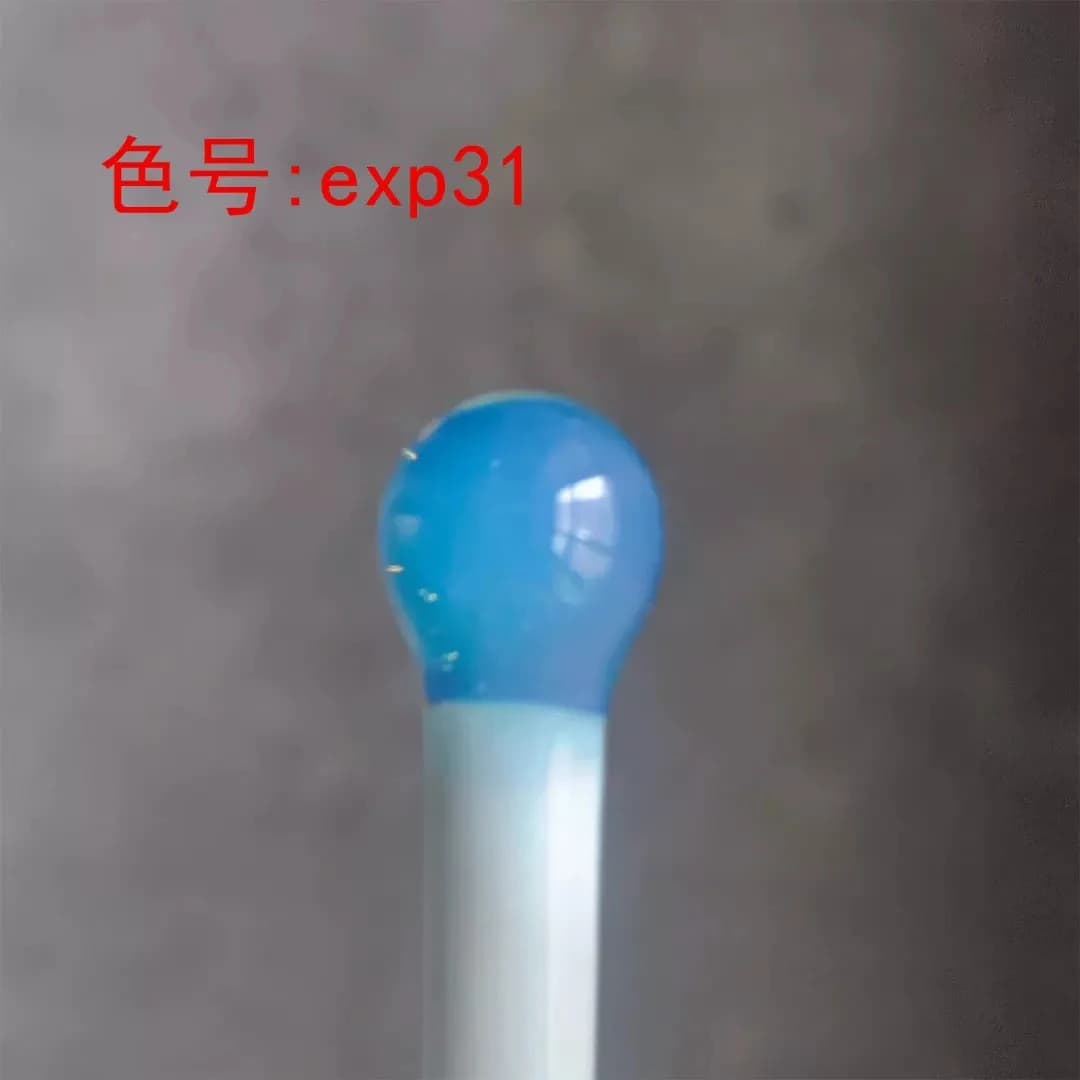 EXP31 Experimental Edition Cyan Protein Bar Lighting Fired Glass DIY Color Bar