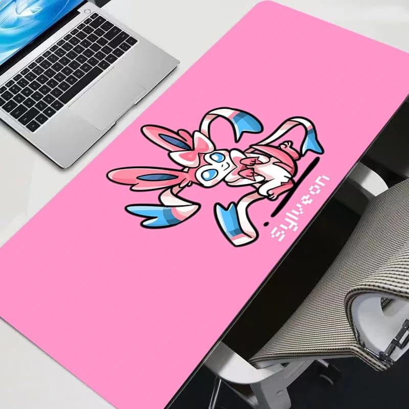 Tappetino per mouse XXL durevole, per computer, anime, gamer, Pokemon, Pikachu, accessori da gioco, tablet, tastiera Varmilo, mousepad
