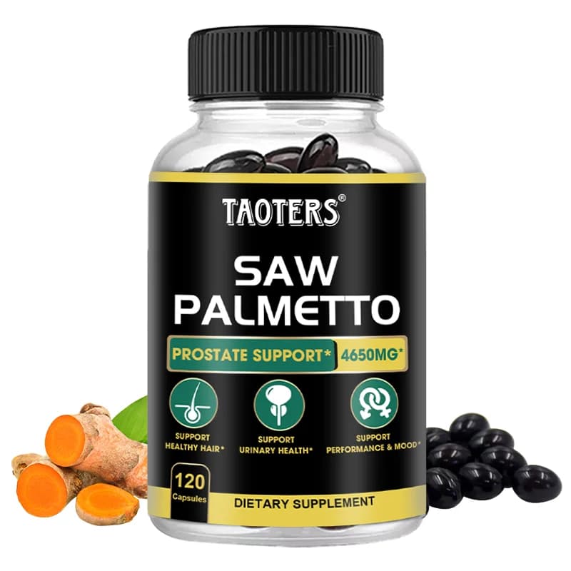 Saw Palmetto Prostate support supplement – for male prostate health, hair growth biotin, human health, urinary path health
