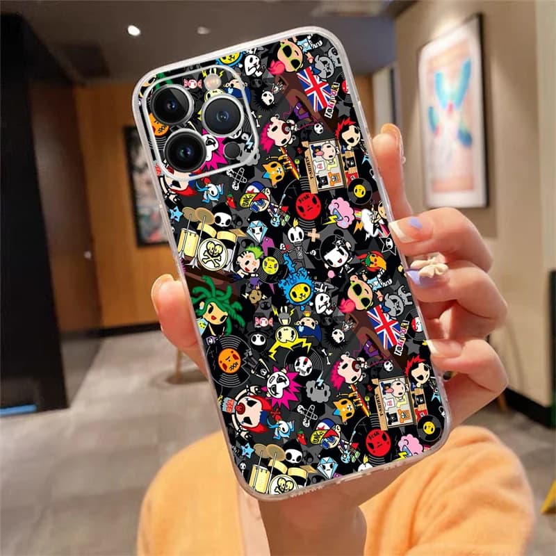 Phone Case For iphone 17ProMax Air 16 15 14 13 Pro Max 15 16 Pro 15Plus Cute Japan Tokidoki Japanese