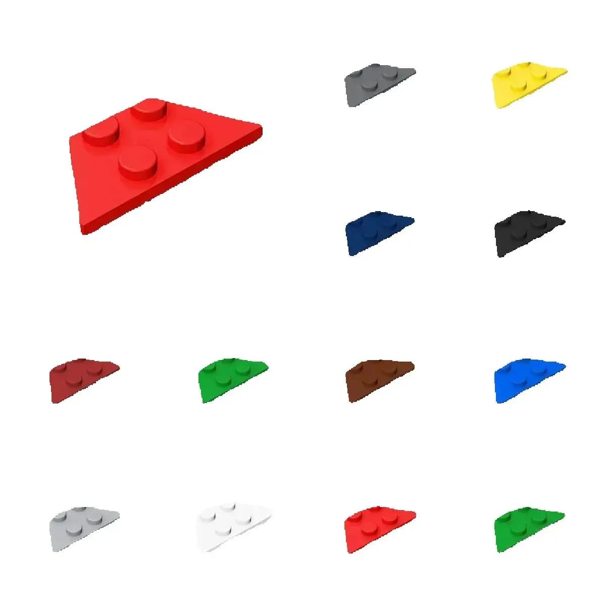 50 pz 51739 Cuneo Piastra 2x4 Building Blocks Kit High-Tech Bordo Mattoni Particelle Puzzle Giocattoli FAI DA TE Per Bambini Di Compleanno Regali Del Capretto