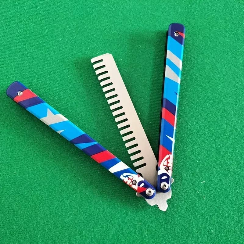 Valorant Arma Balisong Yoru Farfalla Pettine GO Vol Melee Gioco Periferico 23 cm Metallo Samurai Spada Modello Arma Regali Giocattoli Ragazzi