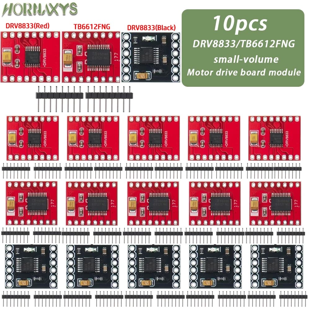 10 pezzi TB6612 DRV8833 Driver per doppio motore 1A TB6612FNG per microcontrollore Arduino Migliore di L298N