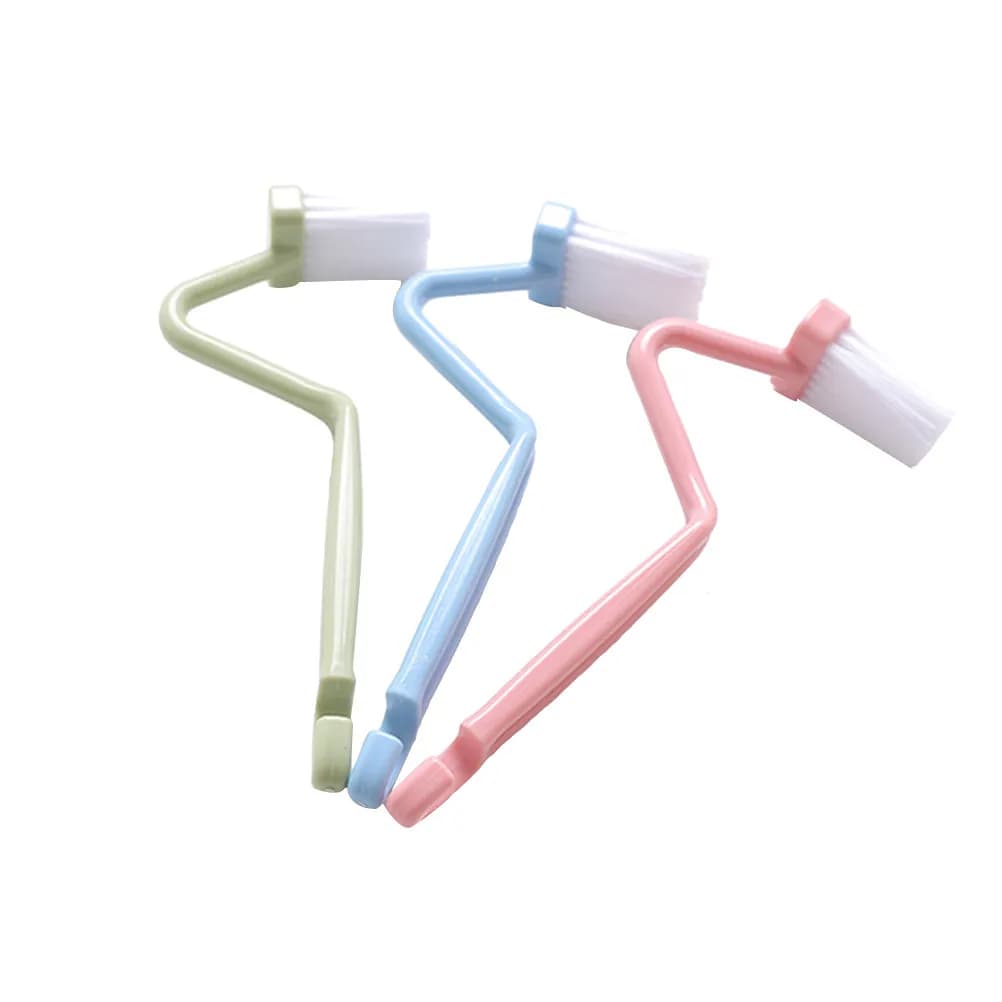 Set di 10 Spazzole per WC a Forma di S in Plastica, Accessorio per Pulizia del Bagno con Manico Ergonomico, Rimozione Rapida delle Macchie Ostinate, per Hotel, Ufficio e Uso Commerciale
