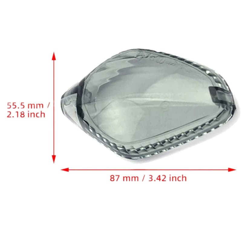 # 454Z Copertura della lampada degli indicatori di direzione del motociclo Copertura della luce dell'indicatore per Honda CMX 300/500 Rebel NC700 NC750 S/X CTX700 nero (nero)