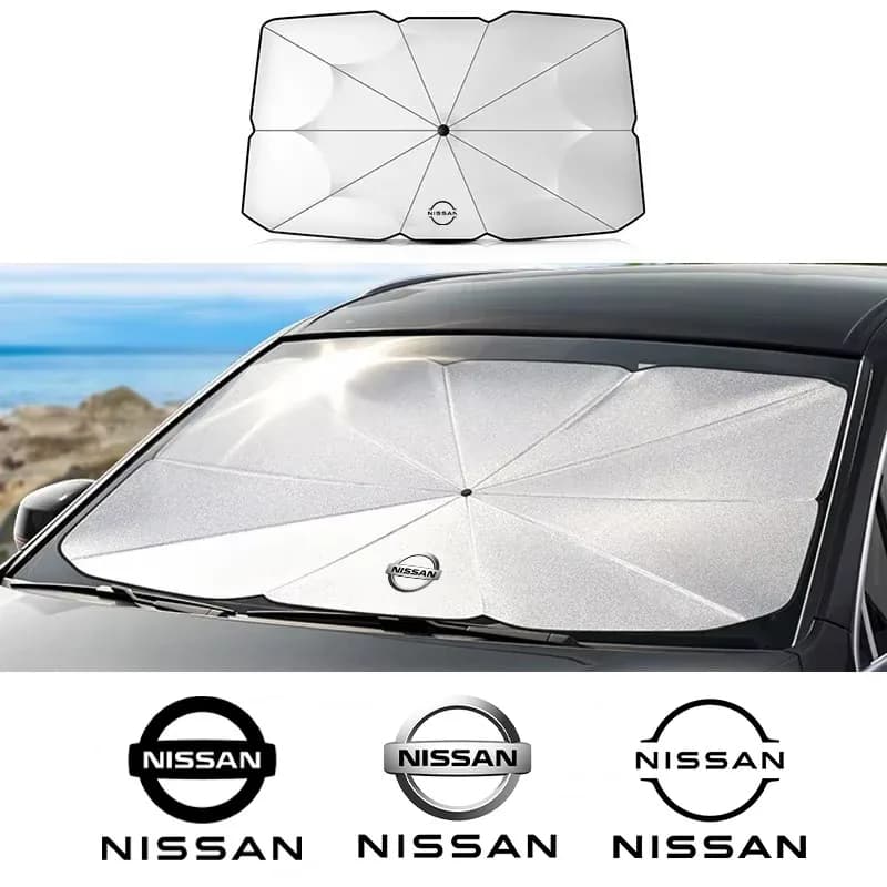 Parasole per Parabrezza Auto per Nissan Qashqai Juke J10 J11 X-Trail T32 T31 Kicks Tiida Pathfinder Note LEAF