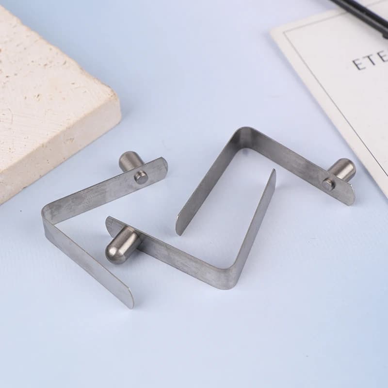 . [SH] 10 Pezzi Clip a Bottone Cavo Singolo/Doppio 6*9mm, Clip a Molla per Pagaia da Kayak, Blocco per Tubo Palo Tenda, Clip a Molla Telescopica per Tendalino
