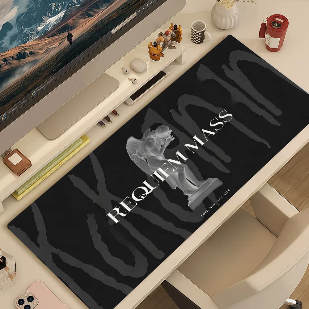 Mouse K-Korn Pad MousePad Non-slip Lockedge Office Cool Student Metal Gaming Band Thickened Large Writing Pad Cushion