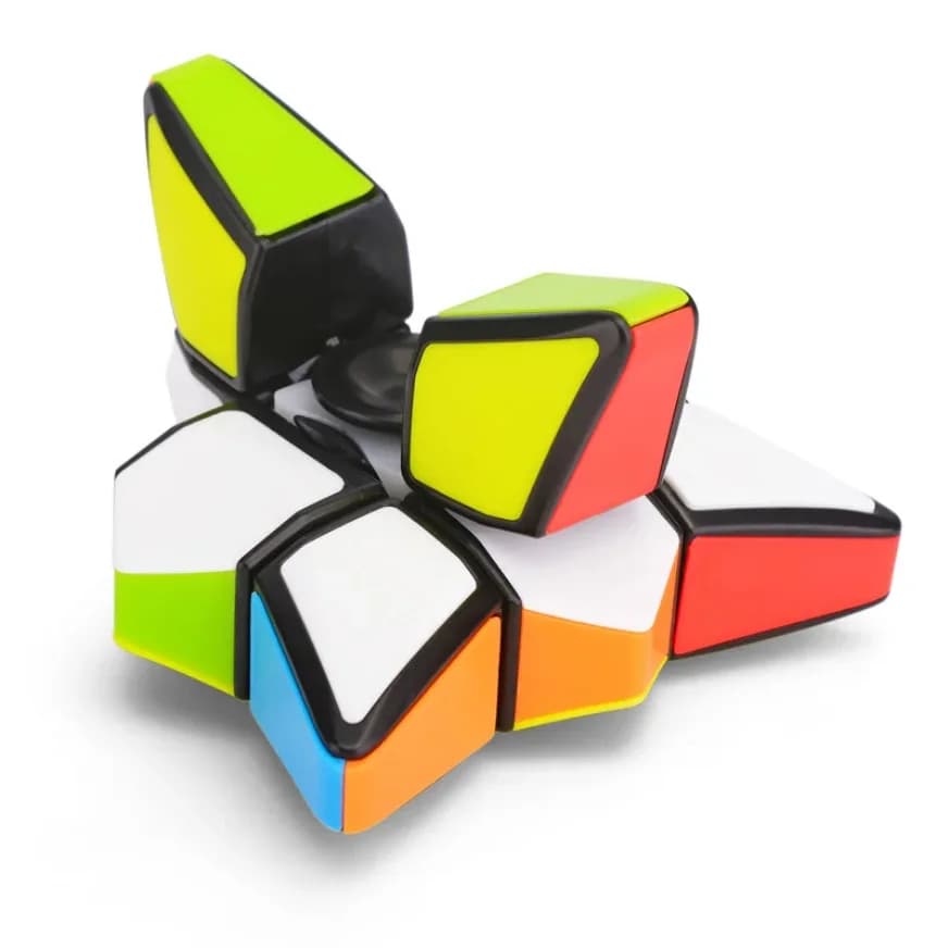 Cubo Spinner Punta delle dita Giroscopio Fidget Sensoriale Sollievo dallo stress Punta delle dita Giocattolo Antistress Spinner a mano Scrivania Giroscopio per adulti Giocattoli Regalo