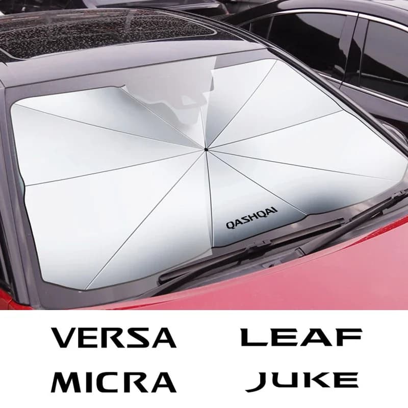 Parabrezza per Auto parasole per interni Auto parasole anteriore per Nissan Qashqai j11 j10 Juke XTrail t32 Tiida Leaf Versa ricambi Auto