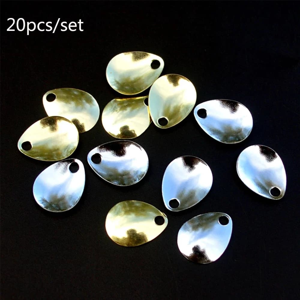 20 pcs/lotto Fishing Spinner Rings Blank Nickel Plate Tackle Craft DIY Bait Fishing Tool bait accessories