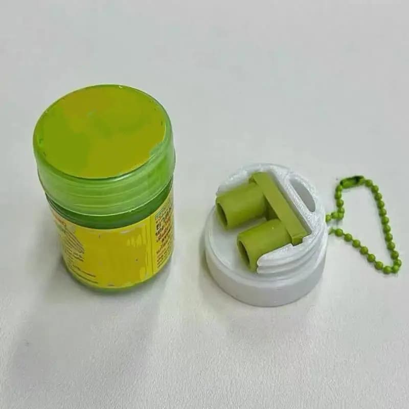 Folding Herbal Inhalant Inhaler Cap Mini Essential Oil Perfume Inhaler Dispenser Bottle Thai Traditional Nasal Can Inhaler