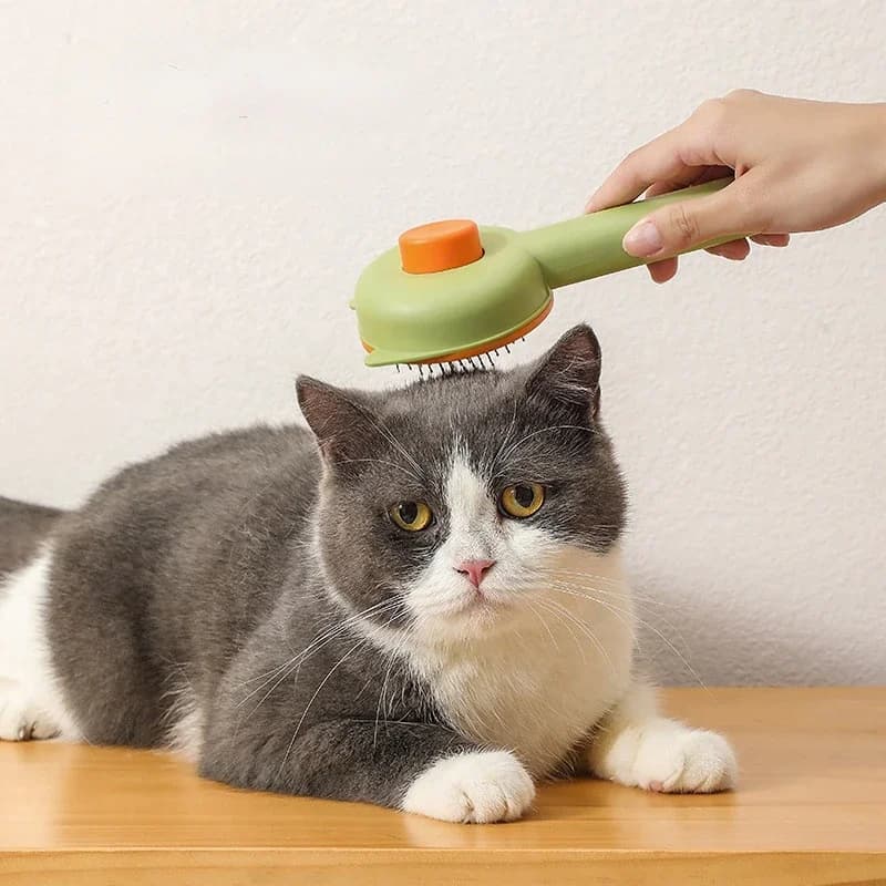 Pet Supplies Pet Comb Self Cleaning Slicker Brush Remove Hair Grooming Brush Pet Dematting Comb Beauty Slicker Dog Comb