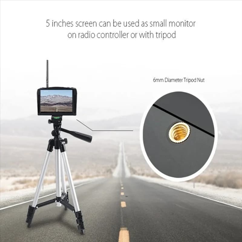 【B74A】EV800D 5.8G 40CH 5 pollici 800X 480 Cuffie video HD DVR Diversity Occhiali FPV con batteria per droni e modelli RC