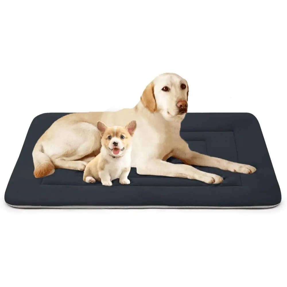 Tappetino per Cani di Taglia Grande, 48 Pollici, Antiscivolo e Lavabile, Ideale per Letti o Cuccette, Cani Extra Large, Grigio