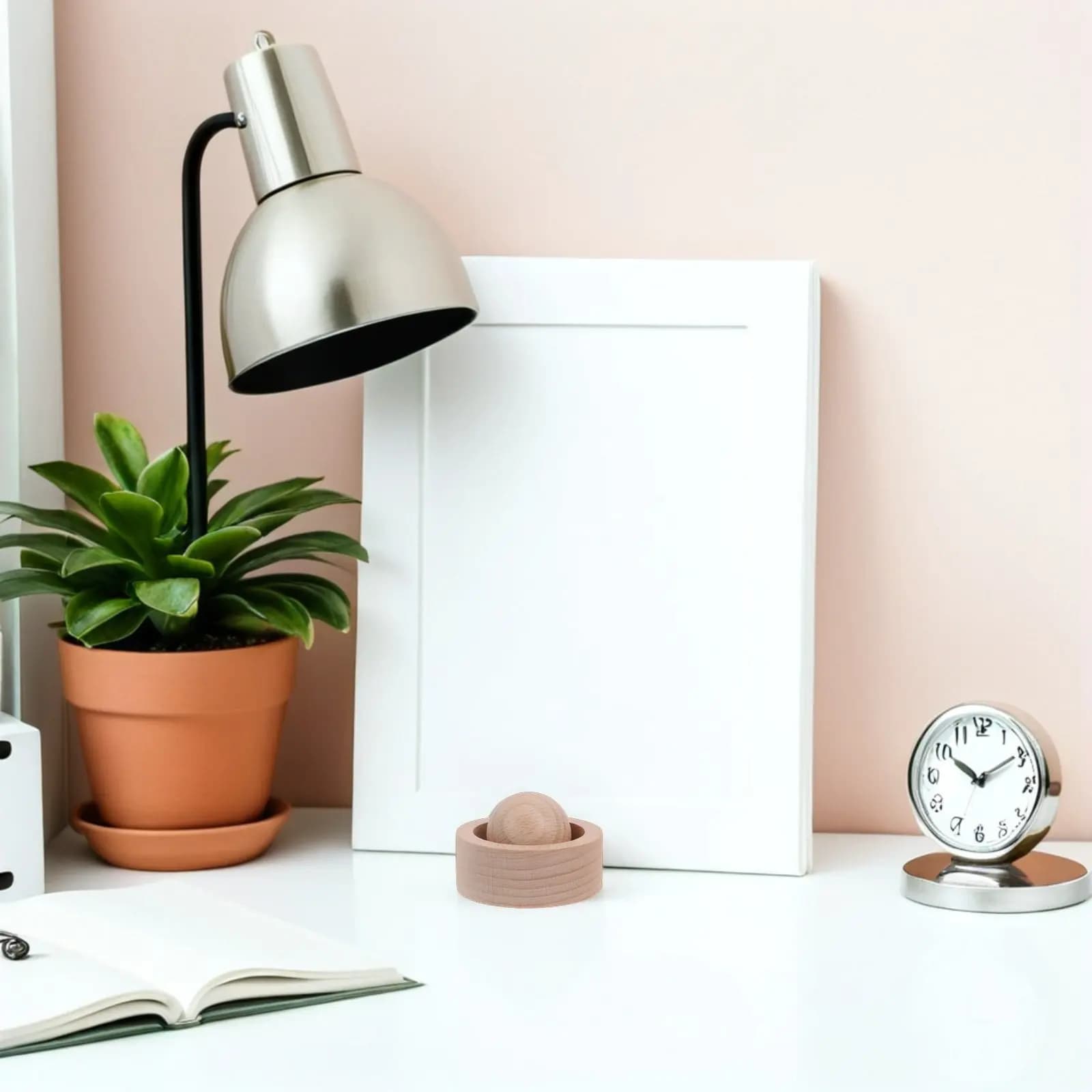 4 diffusori di oli essenziali in legno dal design cilindrico minimalista, deodoranti naturali per la casa, l'ufficio, la camera da letto, lo yoga e il relax