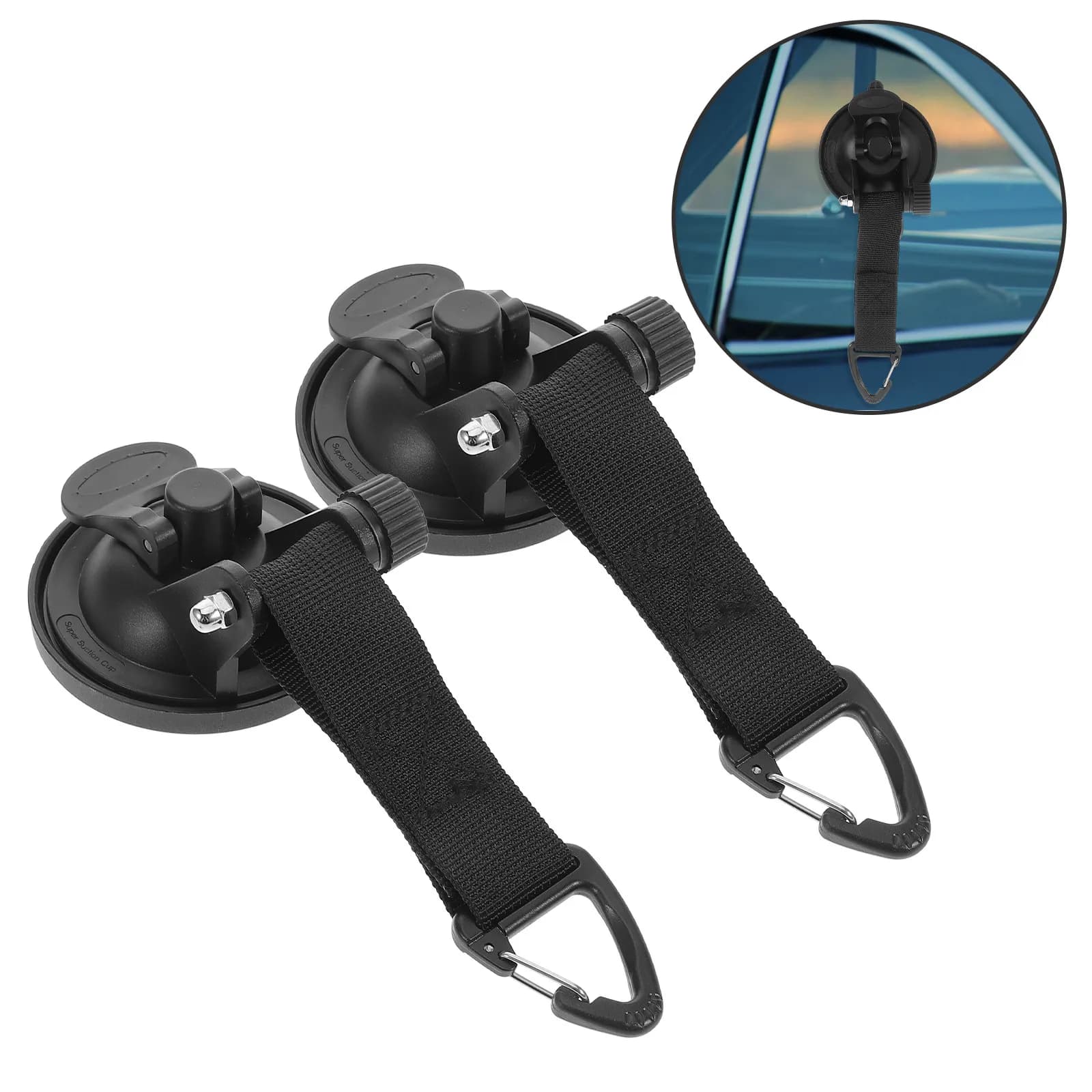 2Pcs Camping Suction Cup Hooks Heavy Duty Anchor Fixing Tool for Tent Car Awning Outdoor Canopy Accessories Suction Cup Tie Down