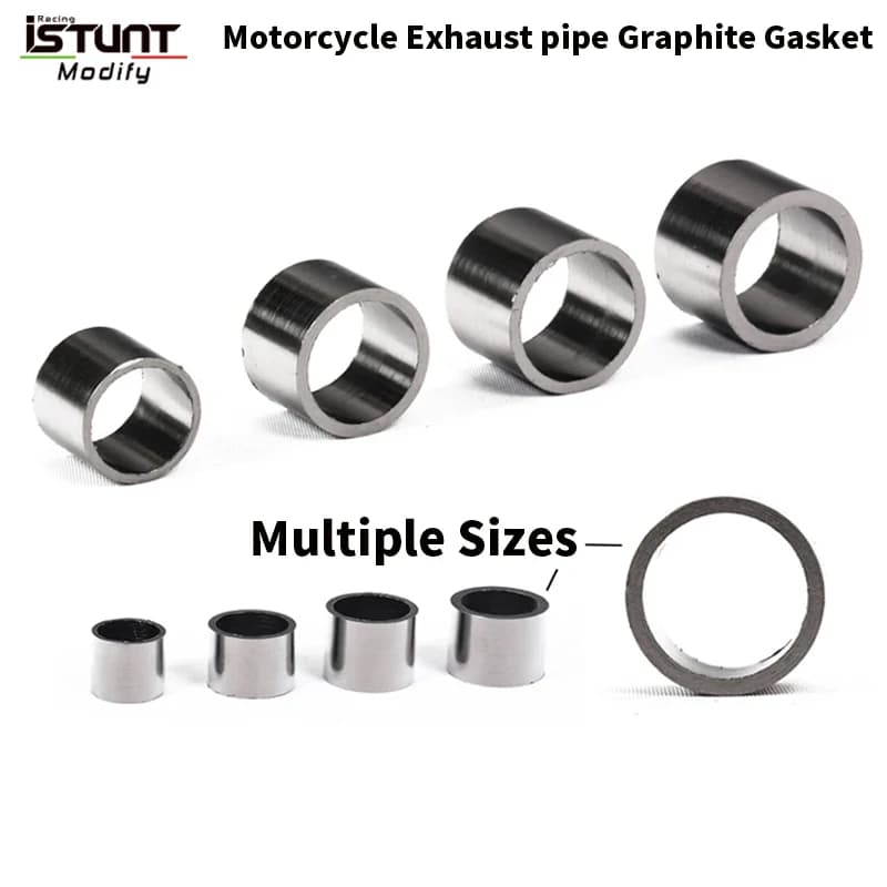 22 29 30 32 35 35.3 MM Motorcycle Car Dirt Pit Bike Exhaust Link Pipe Connecting to Various size Muffler Gasket Seal ring