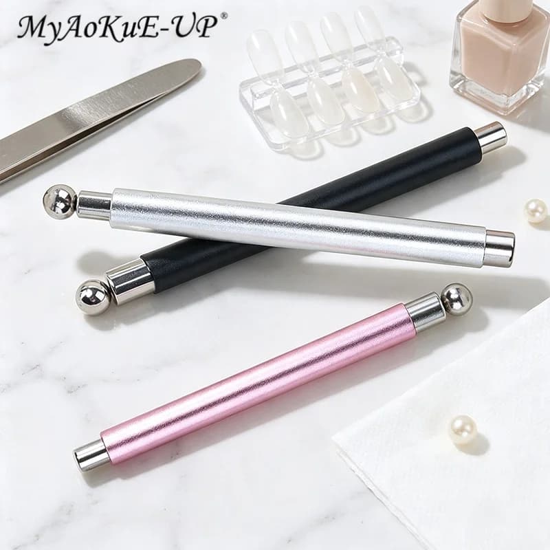 1pcs Nail Art 3D Cat Eye Effect Magnet Pen Double Head Strong Magnetic for UV Gel Polish Manicure DIY Home Salon Beauty Tools