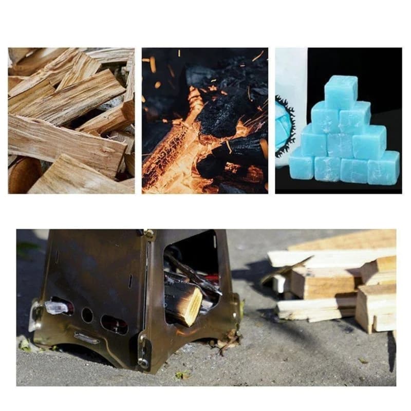 Folding Metal Stove Camp stove for Outdoor Camping
