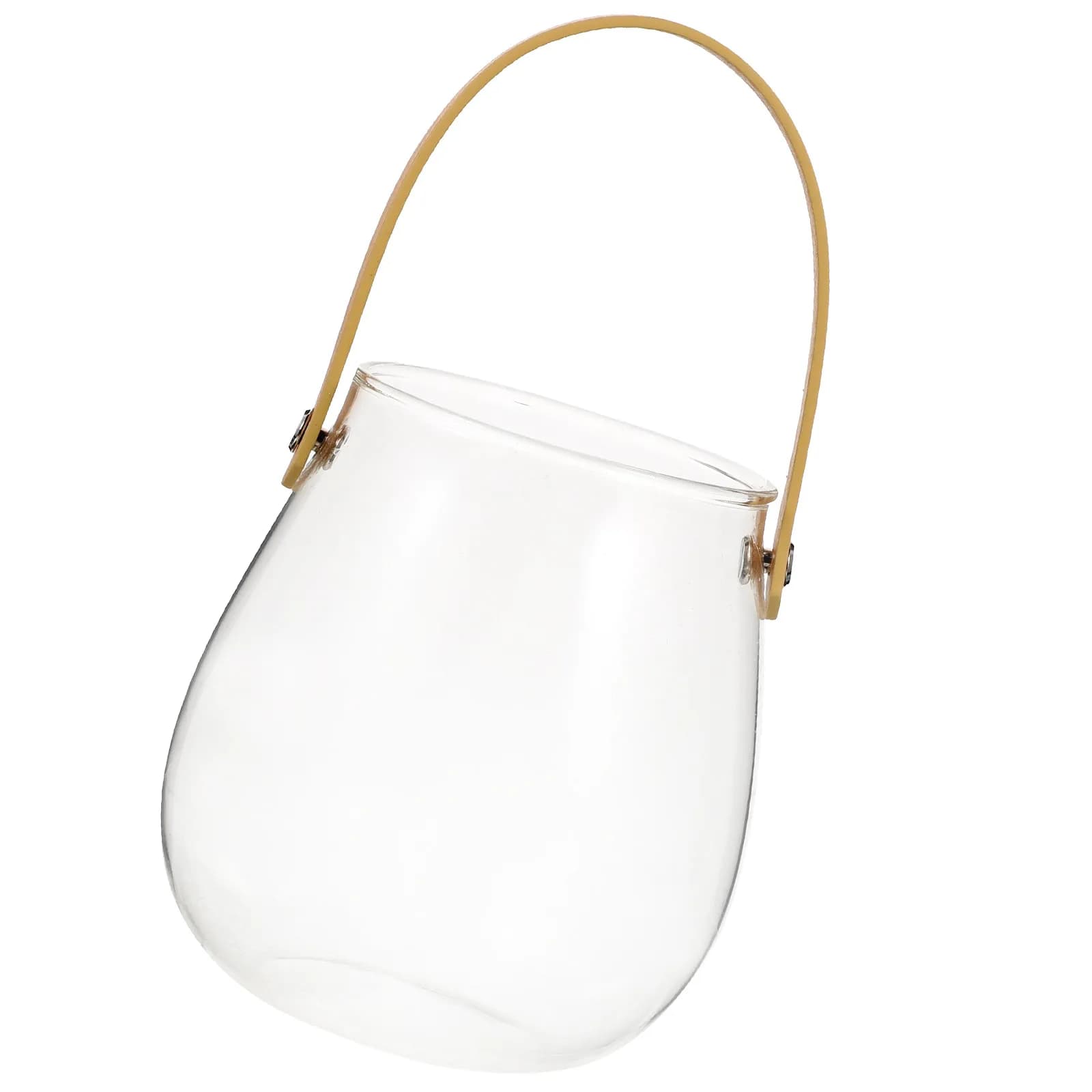Elegante Vaso in Vetro Semplice per Diffusori di Oli Essenziali, Fioriere Idroponiche, Vasi Decorativi per Soggiorno
