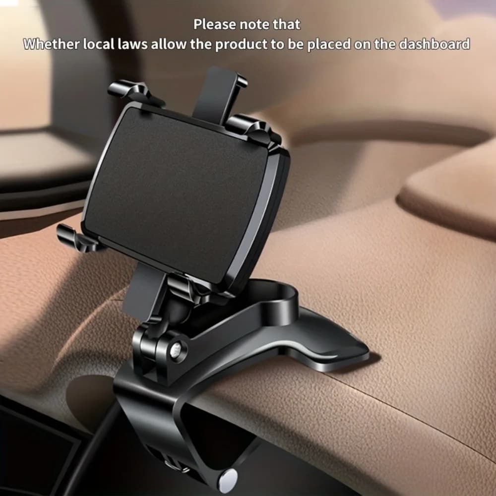Universal car phone support, dashboard clip, GPS support, car mobile phone support for iPhone Samsung Xiaomi
