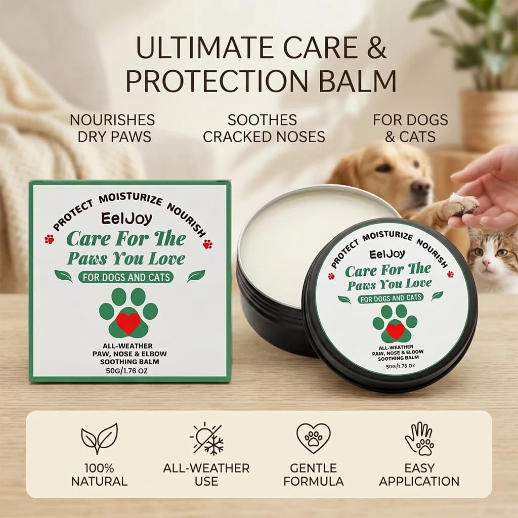 Pet Paw & Nose Balm Moisturizing Repair Dry Cracked Skin Relieve Discomfort Soothing Skin All‑weather Paw Nose Nourishing Cream