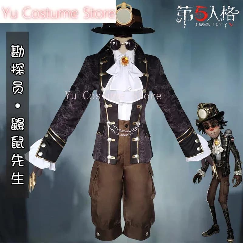 Yu Costume Anime! Identity V Norton Campbell Prospector Mr. Mole Game Suit Uniforme Halloween Carnevale Party Outfit per donne/uomini